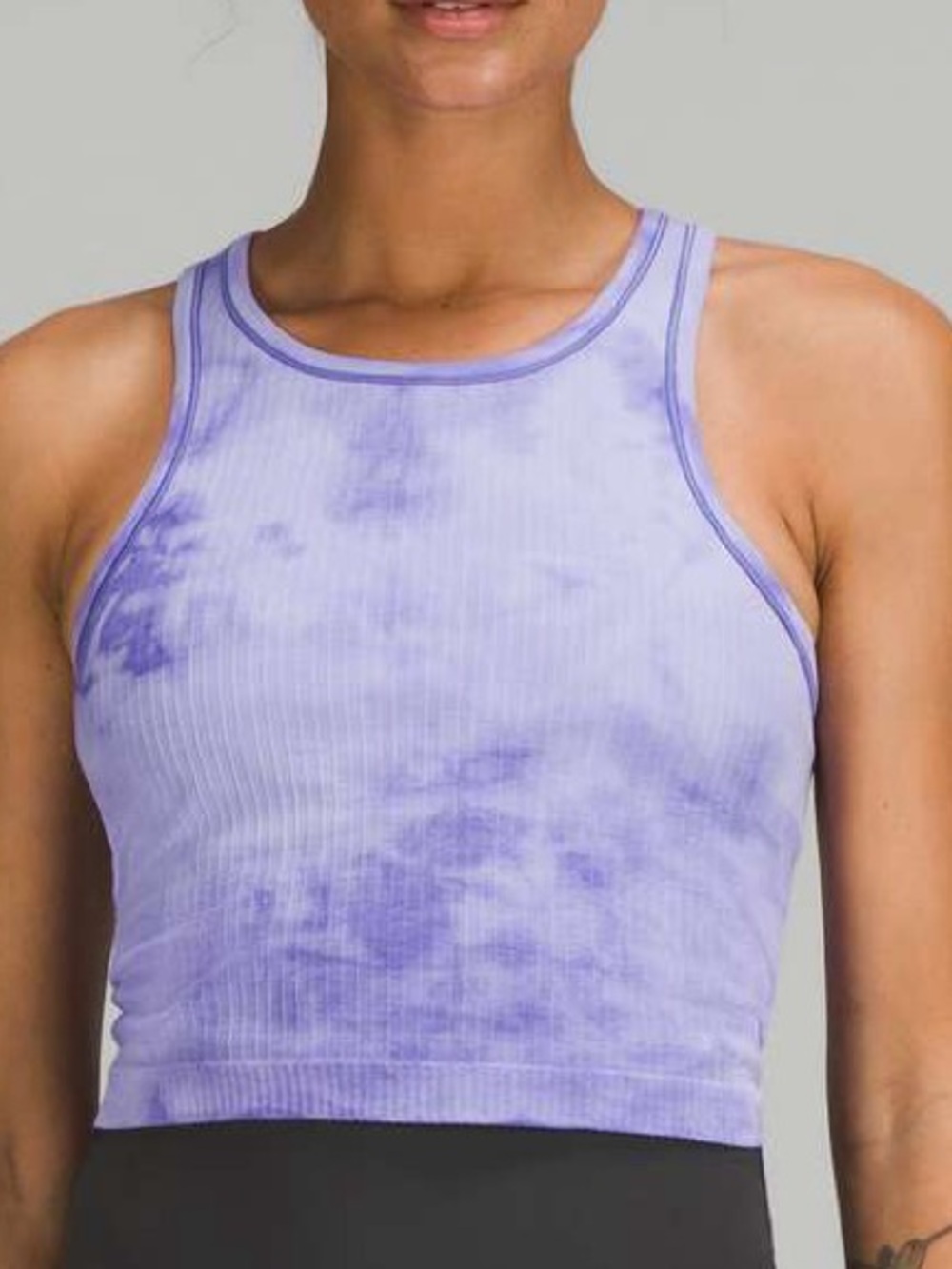 Lululemon Ebb To Street Cropped Racerback Tank